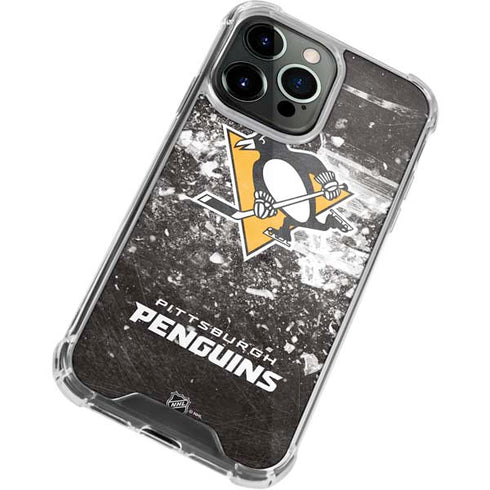 NHL Pittsburgh Penguins Frozen iPhone 15 Pro Max Clear Case